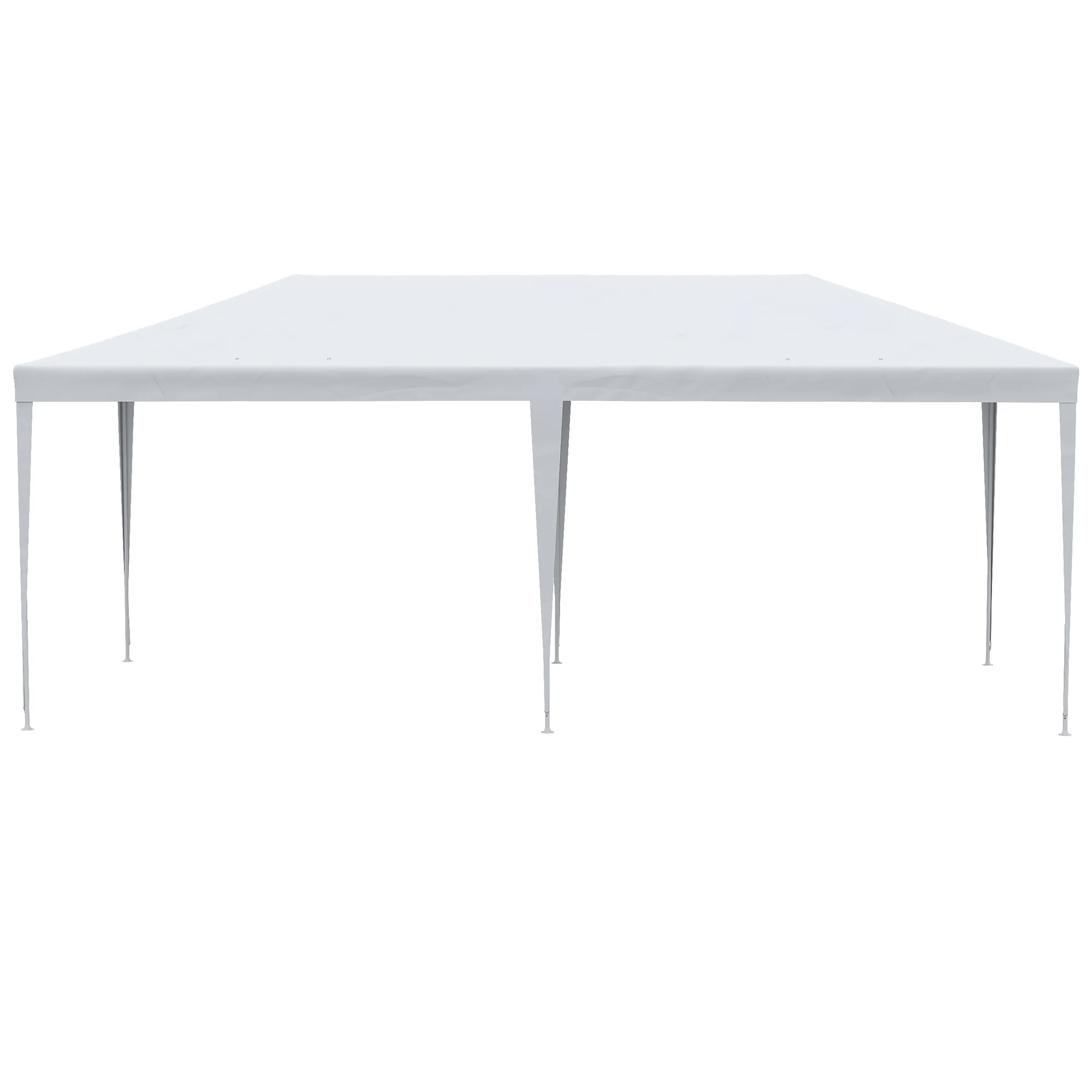 20' x 10' Gazebo Canopy Party Tent, Removable Side Walls, Outdoor Events, White - Image 11