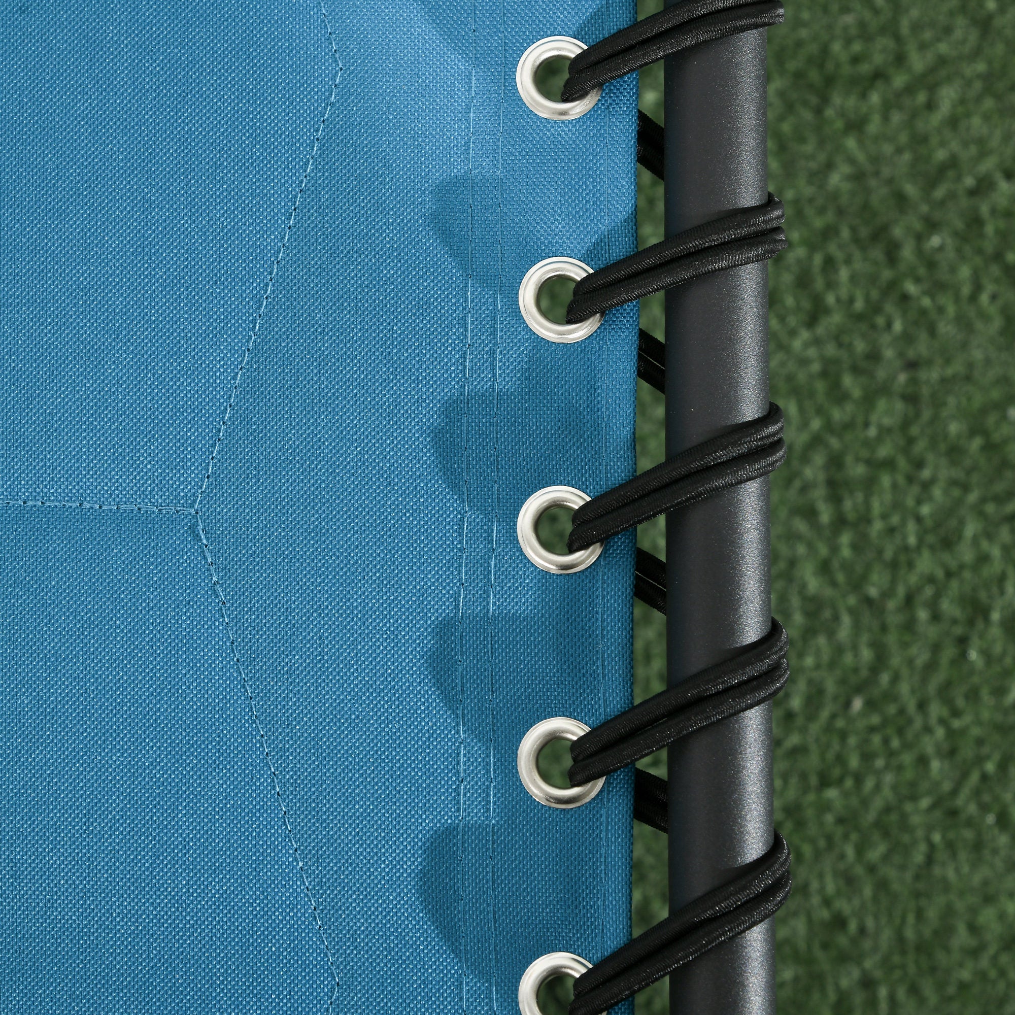 Set of 2 Reclining Folding Chaise Lounge Chair with 5-level Reclining Back, Blue - Image 10