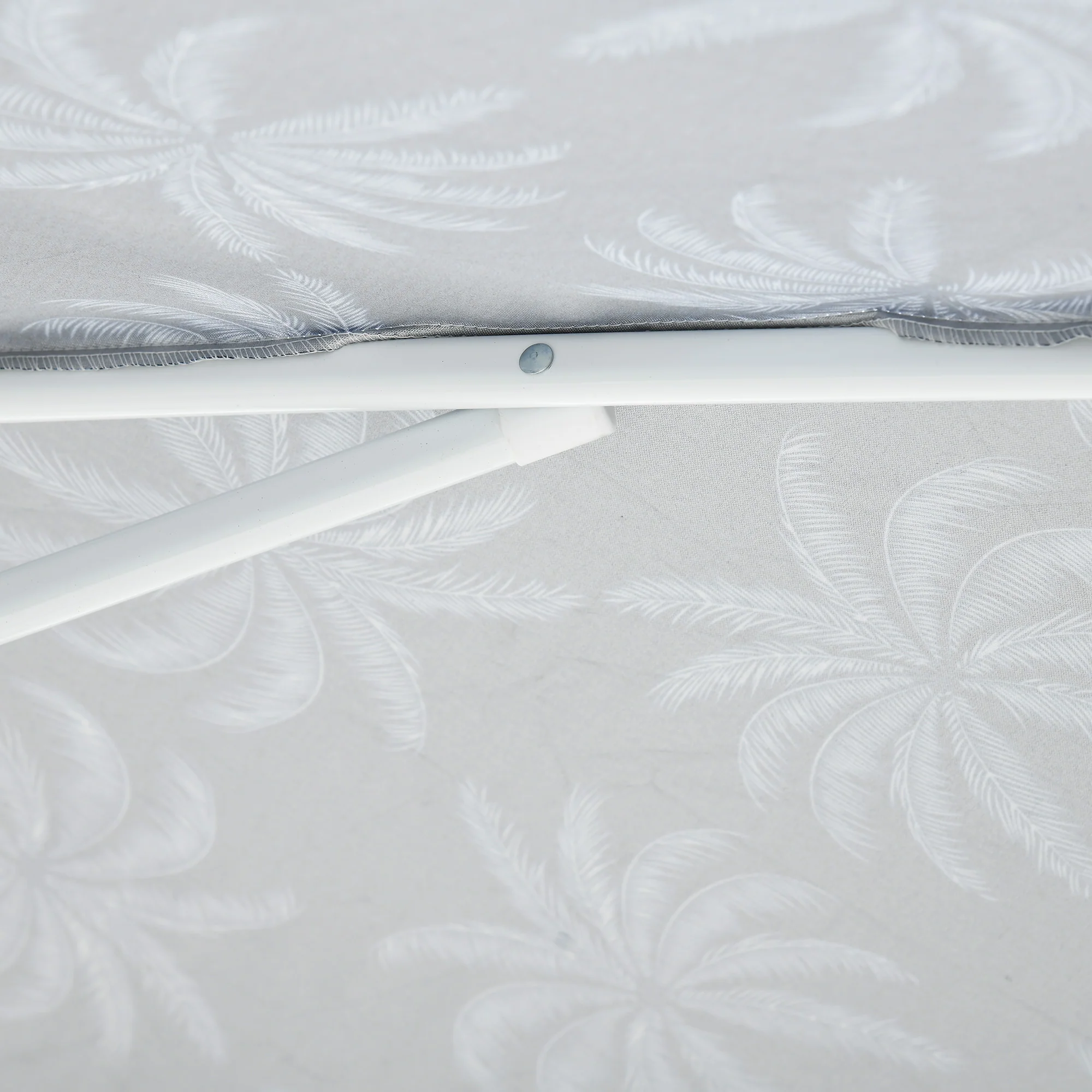 6.5' Beach Canopy Umbrella with UV50+ Protection & Sandbags, Easy Assembly, Blue Coconut Palm - Image 10